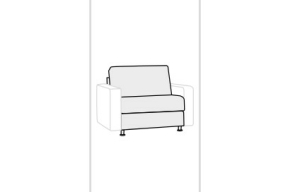 Messina Sessel ohne Funktion - Art-Nr: 2208