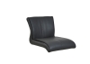 MWA aktuell Barhocker Como Gestell schwarz gepulvert BL60, Sitzhöhe 67 cm Sitzschale ohne Griff Bezug Kunstleder Red ohne Armlehne BL60-RedII+BP