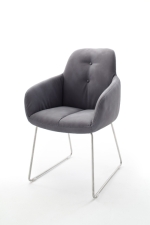 MCA Furniture Tessera Stuhl D (2-er Set) - Bezug in grau...