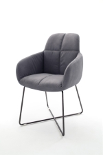 MCA Furniture Stuhl Tessera E (2-er Set) Bezug grau...