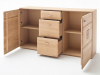 MCA Furniture Bologna Sideboard T01 Eiche Bianco teilmassiv BOL11T01
