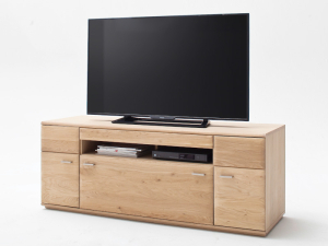 MCA Furniture Bologna TV-Element T30 Eiche Bianco teilmassiv BOL11T30
