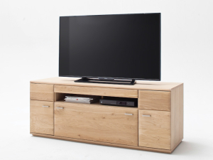 MCA Furniture Bologna TV-Element T30 Eiche Bianco teilmassiv BOL11T30