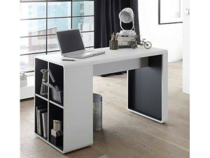 MCA Furniture Schreibtisch Tadeo in Dekor weiß und anthrazit 40170WG7