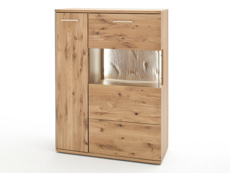 MCA Furniture Santori Highboard L - mit Beleuchtung und Schalter - SAN17T20+026031ZB+006090ZB