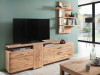 MCA Furniture Santori Wohnkombination 3, mit Beleuchtung und Schalter - SAN17W03+026033ZB+006090ZB