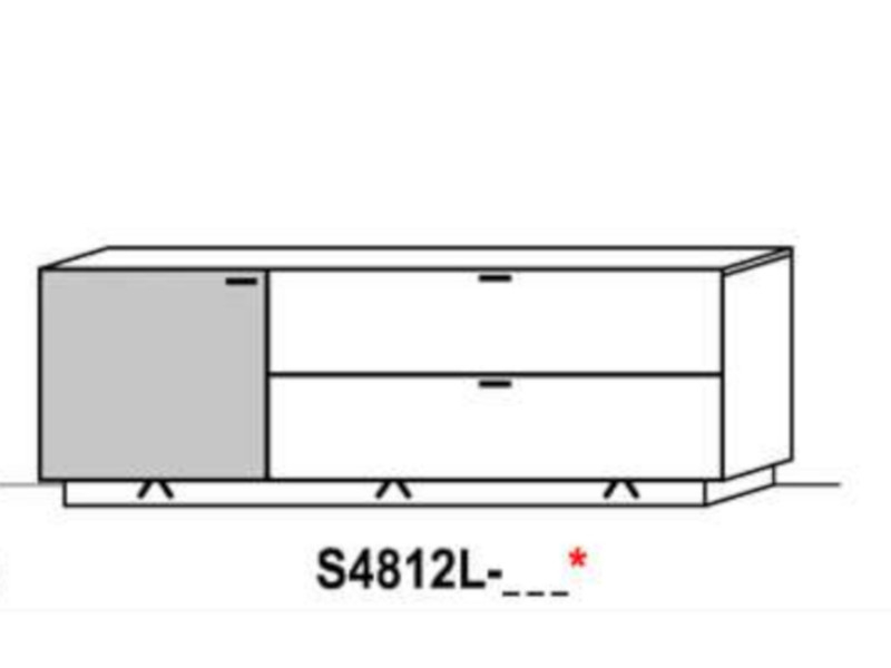 Schröder Kitzalm Living - Sideboard S4812 - Tür links - Akzent Natur - S4812L-NAT