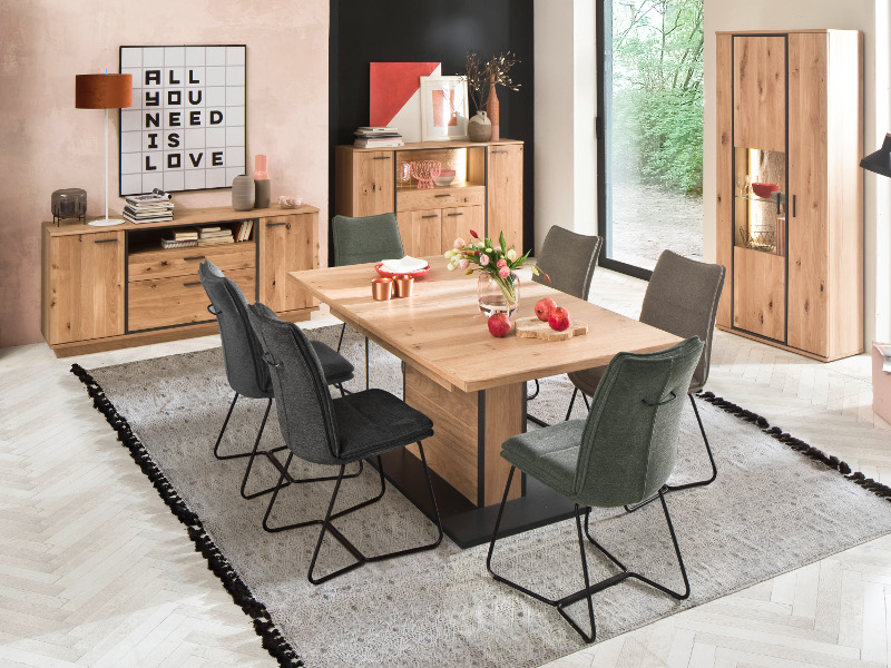 MCA Furniture Campinas Tisch - mit Säule 180cm (280cm) - CAP17T60
