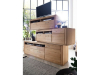 MCA Furniture Sena TV-Element mit Kabelmanagement 154cm in Kernbuche - KB200T34