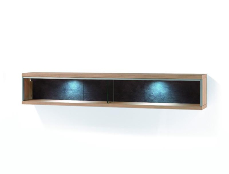 MCA Furniture Espero Wandregal 184 cm breit mit LED Band - ESP11T57+06022ZB