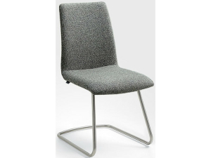 Venjakob Stuhl Zoe - Gestell Metall anthrazit matt- Sitz- und Rückenfläche innen Bezug Stoffgruppe A - Rücken außen Bezug Stoffgruppe A - 2381-18