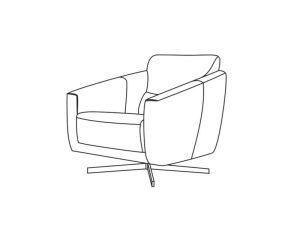 Musterring Sessel MR2490 - Lederklasse 50 - ME55
