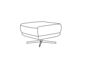 Musterring Hocker für Sessel MR2490