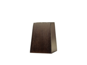 Holz-Metallfuß wengefarbig P54