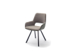 MCA Furniture Parana Stuhl (2-er Set) - Bezug charcoal - mit Drehfunktion - P24A81CH