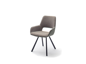 MCA Furniture Parana Stuhl (2-er Set) - Bezug melange - mit Drehfunktion - P24A81MN