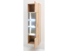 MCA Furniture Bologna Hängevitrine R T41 Eiche Bianco teilmassiv - mit Beleuchtung und Schalter - BOL11T41+005052ZB