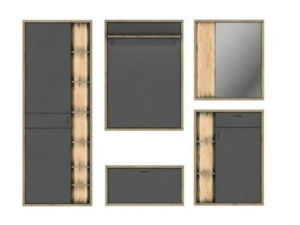 MCA Furniture Lizzano Garderobenkombination 1 - LIZ1QK01