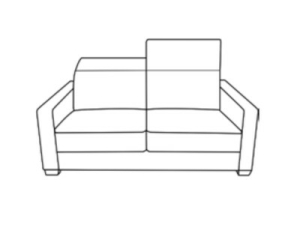 Sofa mit Schlaffunktion 120x200 cm - 6001