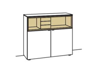 Venjakob Andiamo Home Sideboard H308 offenes Fach klein...