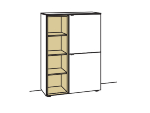 Venjakob Andiamo Home Highboard H423 offenes Fach rechts...