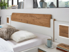 Wöstmann Programm WSL 6000 Bett mit aufgesetztem Holzformteil