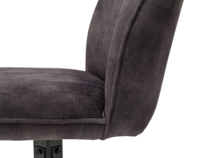 MCA Furniture Ottawa 4-Fuß-Stuhl (2-er Set) - mit Drehfunktion - Bezug in rostbraun - OT2S47RB