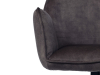 MCA Furniture Ottawa 4-Fuß-Stuhl (2-er Set) - mit Armlehnen - mit Drehfunktion - Bezug in petrol - OT2A47PE