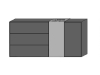 Musterring Trevio Sideboards - Holztür rechts - 4182A