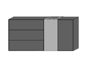 Musterring Trevio Sideboards - Holztür links - 4181A