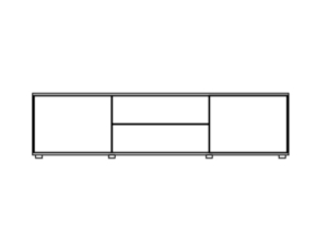 Musterring Kara-Frame Sideboard - Breite 227,2 cm - Tiefe...
