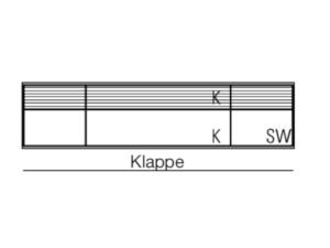 Musterring Kara-Frame Hängesideboard standard -...