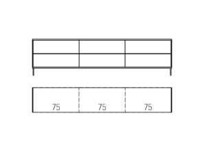 Musterring Kara-Frame Sideboard - Breite 272,2 cm - Tiefe...