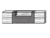 Hartmann Vara Lowboard - Metall anthrazit - mit Beleuchtung und Schalter - 3211A+9611