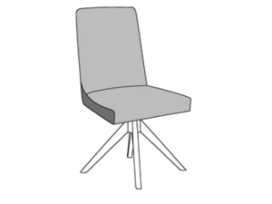 Musterring Stuhlwerk 2.0 Vierfußstuhl mit Holzgestell S2115