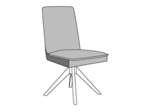 Musterring Stuhlwerk 2.0 Vierfußstuhl mit Holzgestell S2125