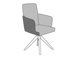 Musterring Stuhlwerk 2.0 Vierfußstuhl mit Holzgestell S2215