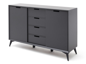 MCA Furniture Netanja Highboard 140 - 48416GW2