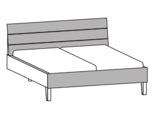 Thielemeyer Cova Bett mit Holzkopfteil - 595330