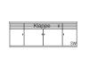 Musterring Korsika Sideboard - Breite 210 cm - Tiefe 40,3 cm - Korpus/Front PG1 - 52941