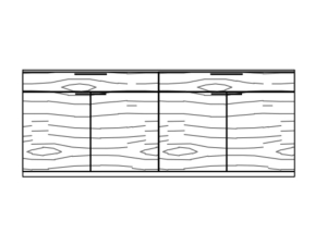 Musterring Kara-System Sideboard 57143/57144