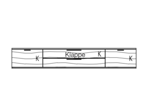 Musterring Kara-System Hängesideboard