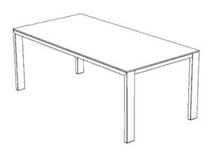 Musterring Stuhlwerk Esstisch - S2005