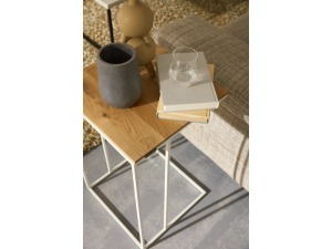 Musterring Nela Beistelltisch - Tischhöhe 63 cm - Tischplatte Asteiche - N