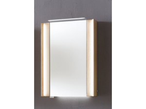 Thielemeyer Fresh Spiegelschrank - Breite 122 cm - Wildeiche . mit Aufsatzleuchte und Waschplatzbeleuchtung - 800049+800927+800939