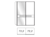 Musterring Sala 2.0 Schwebetürenschrank mit Spiegeltüren