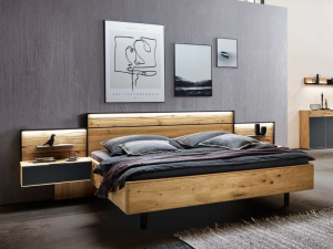 Wöstmann WSM4300 Bett mit Holzkopfteil