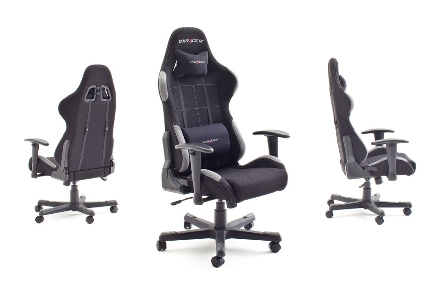 MCA Furniture Chefsessel Bürostuhl Racer 5 Stoff schwarz/grau 62505SG,  308,00 €