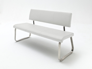 MCA Furniture Arco Sitzbank - Maße in 155x86x59 cm - Bezug in Lederoptik cappuccino - ABLE10CX