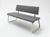 MCA Furniture Arco Sitzbank - Maße in 175x86x59 cm - Bezug in Echtleder braun - AB2L20BX